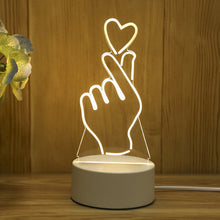 Load image into Gallery viewer, 3D LED Lamp Creative USB Night Lights Novelty Illusion Night Lamp 3D Illusion Table Lamp